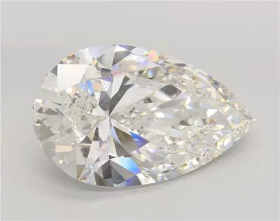 21.60ct F VS2 Rare Carat Ideal Cut Pear Lab Grown Diamond