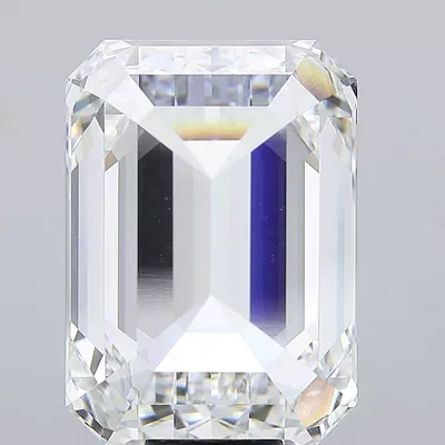 16.75ct E VVS2 Rare Carat Ideal Cut Emerald Lab Grown Diamond