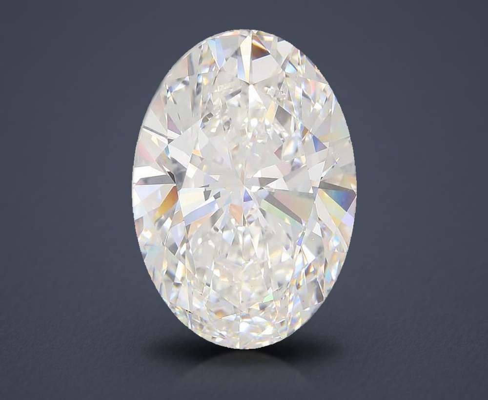 20.89ct E VS1 Rare Carat Ideal Cut Oval Lab Grown Diamond