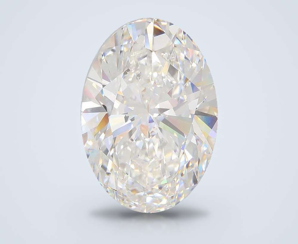 20.89ct E VS1 Rare Carat Ideal Cut Oval Lab Grown Diamond