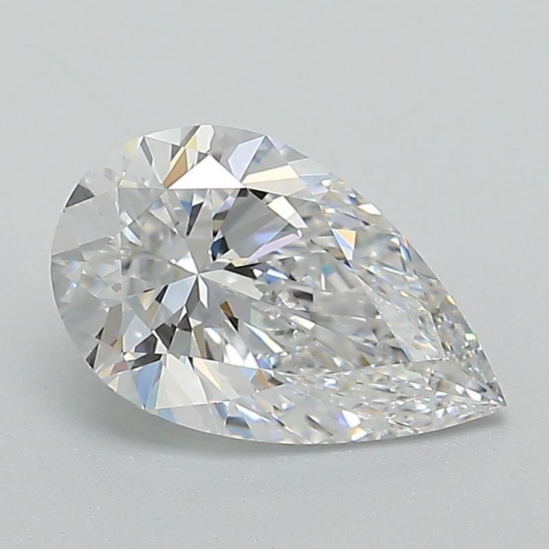 1.38ct D VVS2 Rare Carat Ideal Cut Pear Lab Grown Diamond