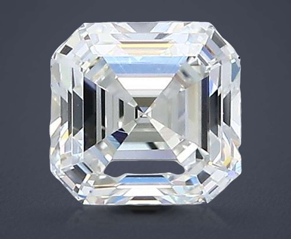 1.00ct I VVS2 Rare Carat Ideal Cut Asscher Diamond