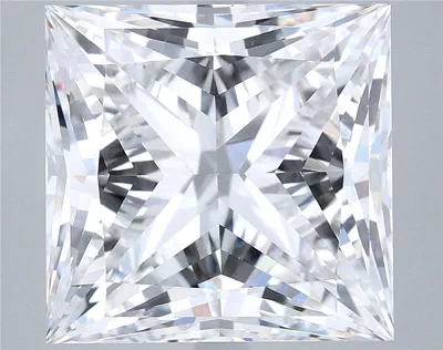 11.11ct E VS1 Rare Carat Ideal Cut Princess Lab Grown Diamond