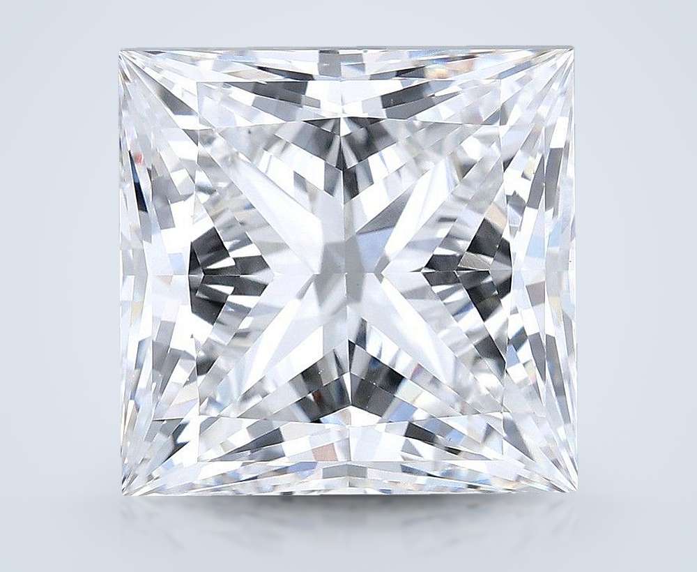 11.11ct E VS1 Rare Carat Ideal Cut Princess Lab Grown Diamond