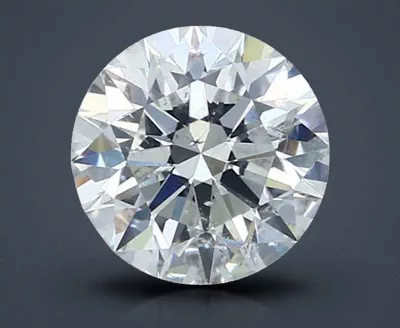 2.01ct I SI2 Rare Carat Ideal Cut Round Diamond