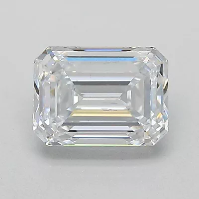 1.02ct E SI1 Rare Carat Ideal Cut Emerald Lab Grown Diamond
