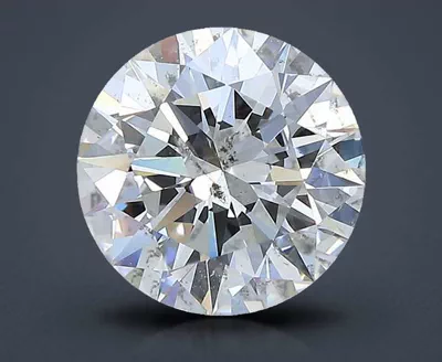 2.51ct F SI2 Rare Carat Ideal Cut Round Diamond