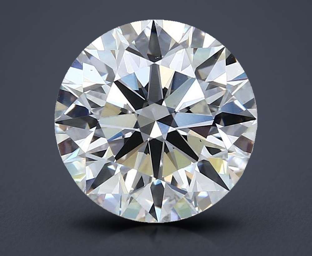 4.03ct F VS1 Rare Carat Ideal Cut Round Lab Grown Diamond
