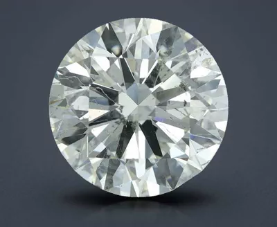 6.06ct J SI2 Rare Carat Ideal Cut Round Diamond