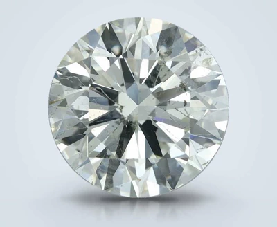 6.06ct J SI2 Rare Carat Ideal Cut Round Diamond