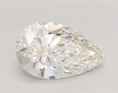 4.02ct G VS1 Rare Carat Ideal Cut Pear Lab Grown Diamond