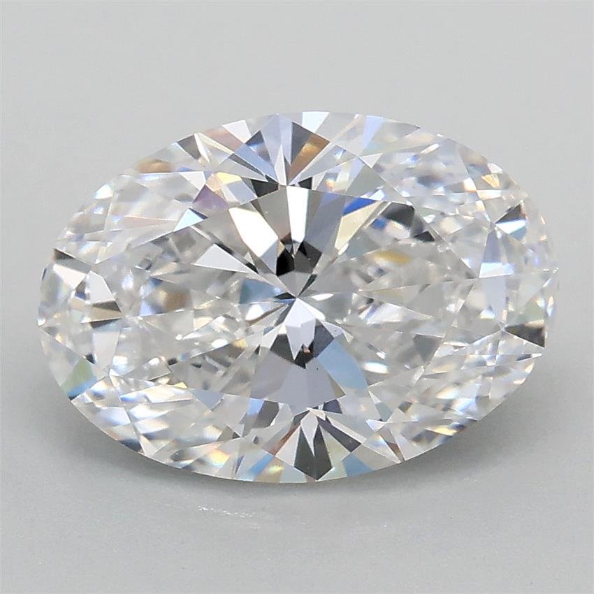 2.03ct D VVS2 Rare Carat Ideal Cut Oval Lab Grown Diamond