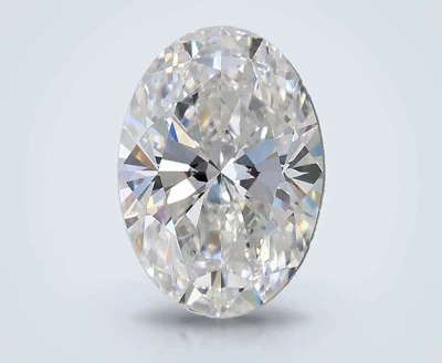 2.03ct D VVS2 Rare Carat Ideal Cut Oval Lab Grown Diamond