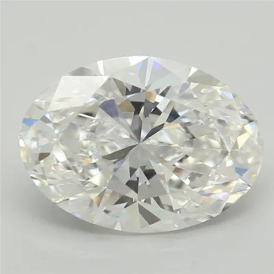 3.36ct D VS1 Rare Carat Ideal Cut Oval Lab Grown Diamond