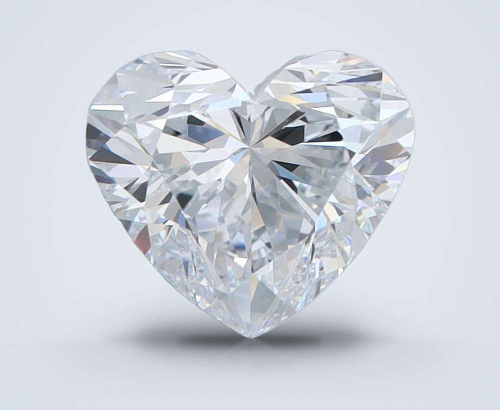 2.03ct E VVS1 Rare Carat Ideal Cut Heart Lab Grown Diamond