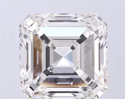 9.54ct F VS1 Very Good Cut Asscher Lab Grown Diamond