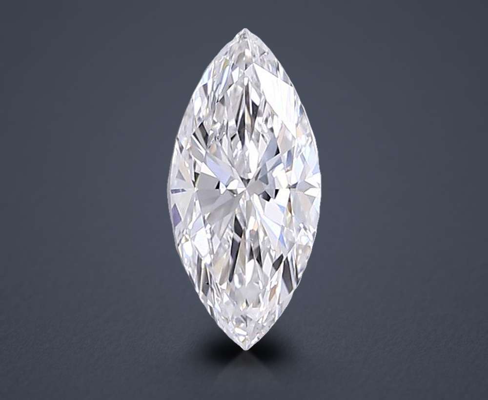 1.04ct D VS2 Rare Carat Ideal Cut Marquise Lab Grown Diamond