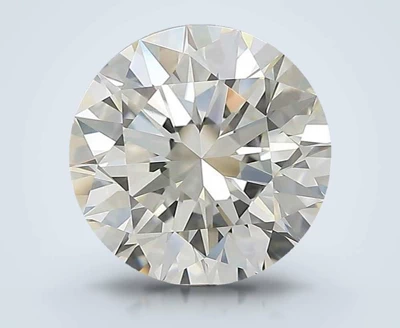 3.01ct K VVS2 Rare Carat Ideal Cut Round Diamond