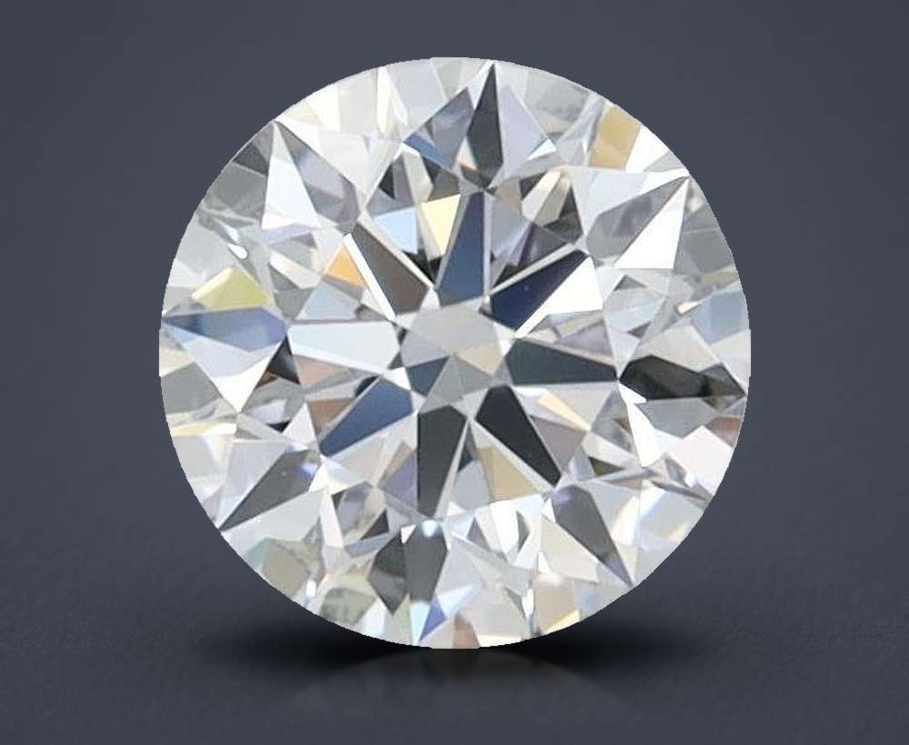 0.61ct D FL Rare Carat Ideal Cut Round Lab Grown Diamond
