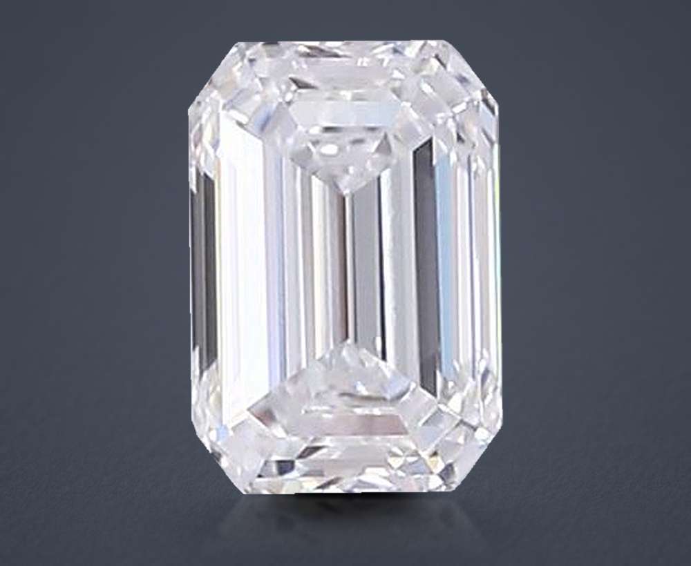 1.15ct D VVS1 Rare Carat Ideal Cut Emerald Lab Grown Diamond