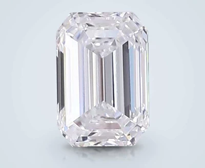 1.15ct D VVS1 Rare Carat Ideal Cut Emerald Lab Grown Diamond