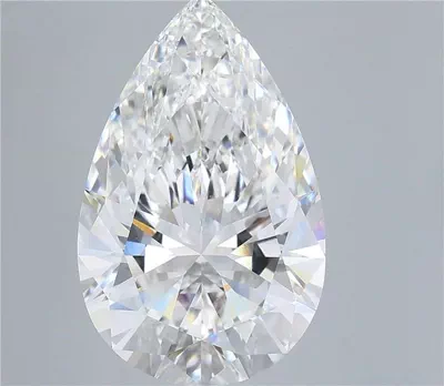 12.08ct F VVS2 Rare Carat Ideal Cut Pear Lab Grown Diamond