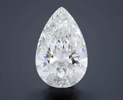12.08ct F VVS2 Rare Carat Ideal Cut Pear Lab Grown Diamond