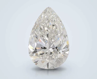 7.03ct F VVS2 Rare Carat Ideal Cut Pear Lab Grown Diamond