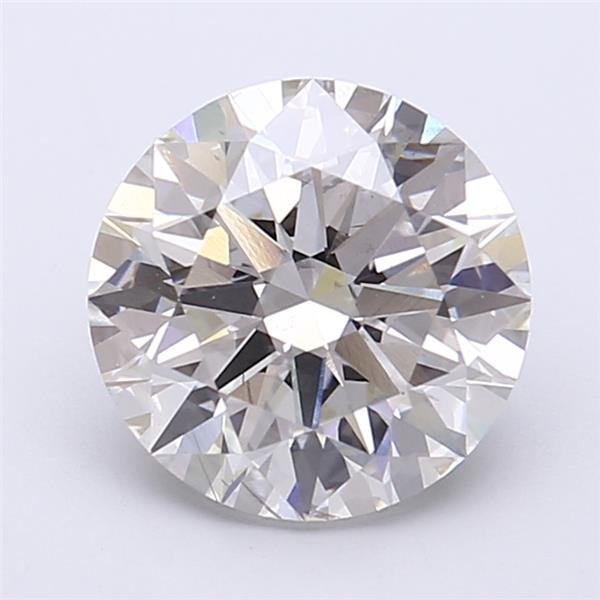 2.60ct G SI1 Rare Carat Ideal Cut Round Lab Grown Diamond