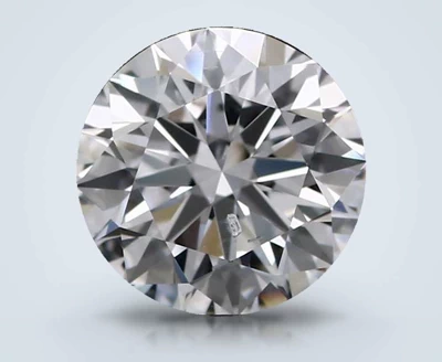 2.12ct D SI2 Rare Carat Ideal Cut Round Lab Grown Diamond