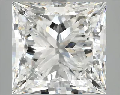 8.00ct E VVS2 Rare Carat Ideal Cut Princess Lab Grown Diamond