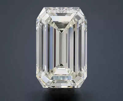 6.03ct J VS2 Rare Carat Ideal Cut Emerald Diamond