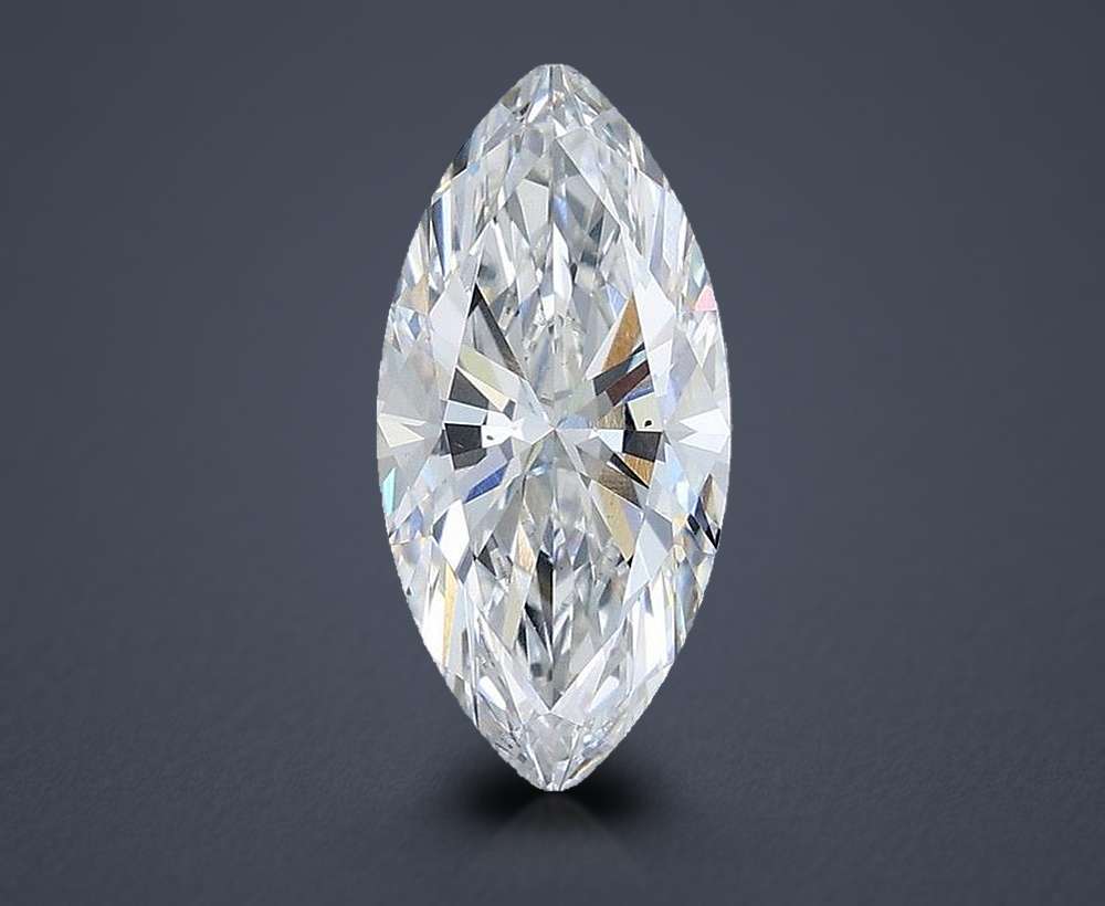 2.30ct E VS2 Rare Carat Ideal Cut Marquise Lab Grown Diamond