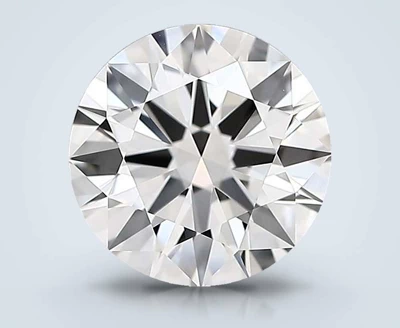 3.74ct H VVS2 Rare Carat Ideal Cut Round Diamond