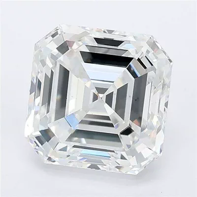 3.01ct D VS1 Excellent Cut Asscher Lab Grown Diamond