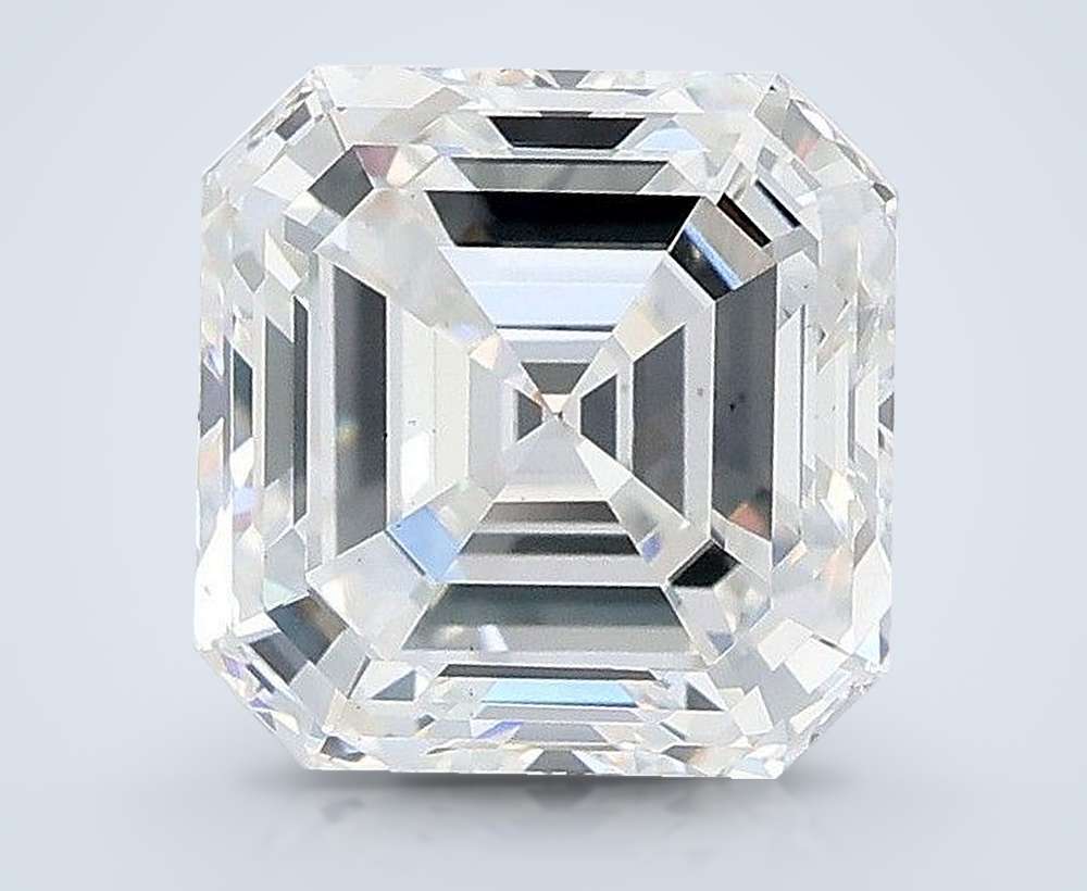 3.01ct D VS1 Excellent Cut Asscher Lab Grown Diamond