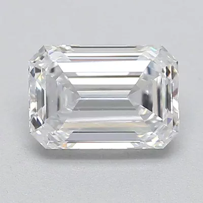 0.68ct D VS2 Rare Carat Ideal Cut Emerald Lab Grown Diamond