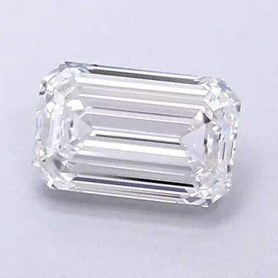 0.73ct D VVS2 Rare Carat Ideal Cut Emerald Lab Grown Diamond