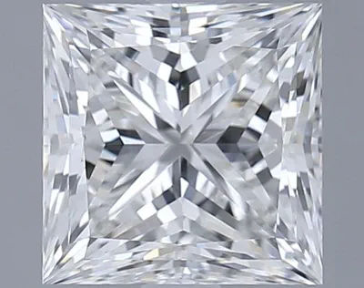 3.11ct I VS1 Rare Carat Ideal Cut Princess Diamond