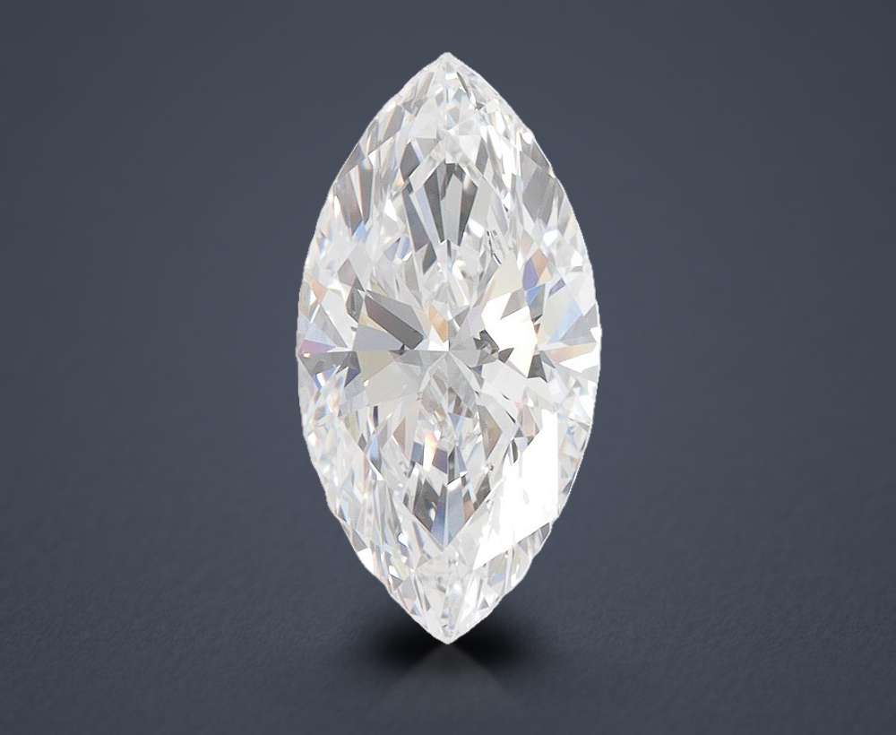 2.10ct D FL Rare Carat Ideal Cut Marquise Lab Grown Diamond
