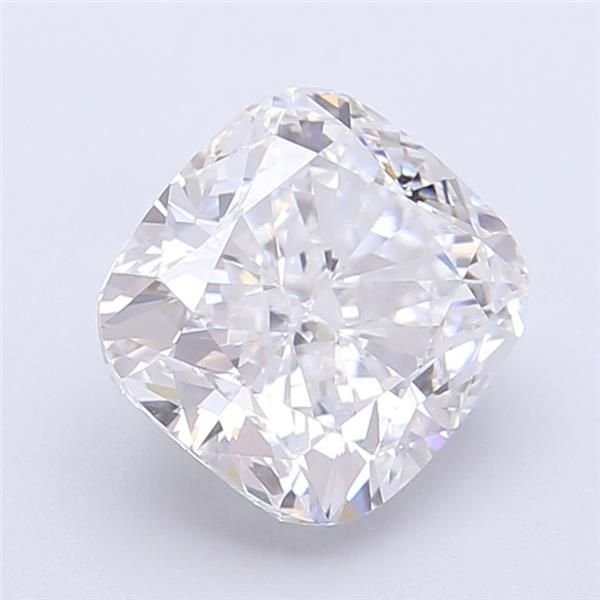 3.01ct D VVS2 Rare Carat Ideal Cut Cushion Lab Grown Diamond