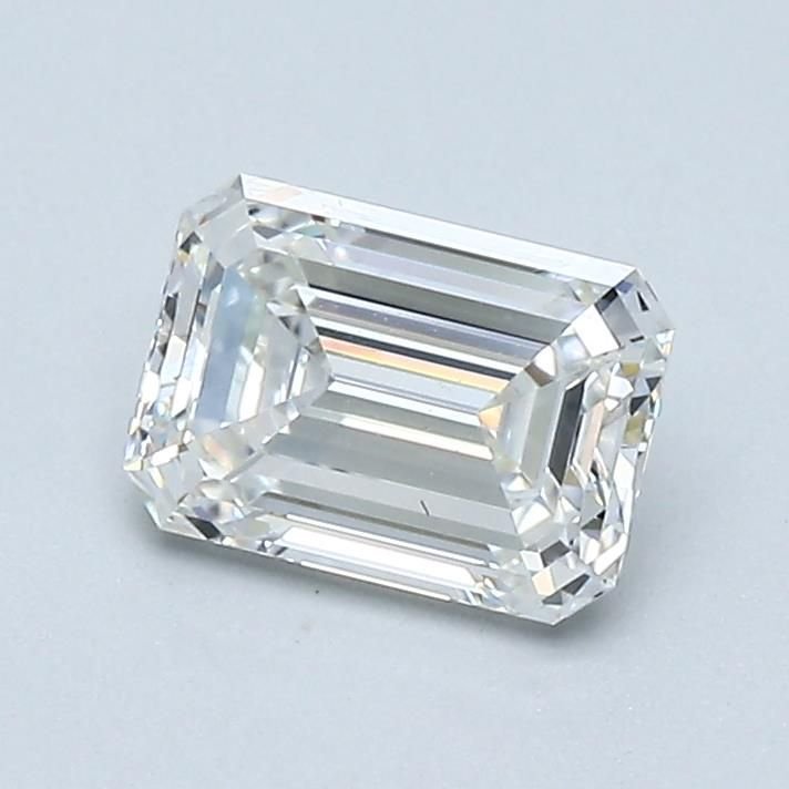 0.91ct H VS1 Rare Carat Ideal Cut Emerald Diamond