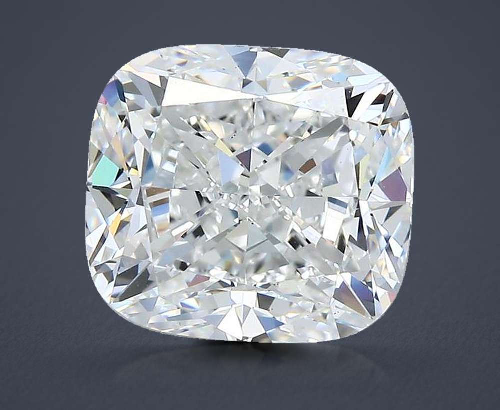 4.51ct E VS2 Very Good Cut Cushion Diamond
