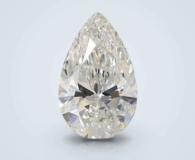 7.04ct F VVS2 Rare Carat Ideal Cut Pear Lab Grown Diamond