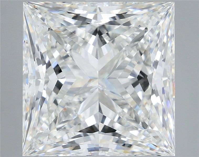 11.09ct E VVS2 Very Good Cut Princess Lab Grown Diamond
