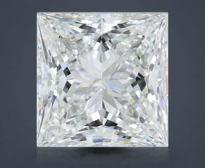 11.09ct E VVS2 Very Good Cut Princess Lab Grown Diamond