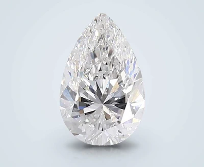 3.02ct E VS2 Very Good Cut Pear Lab Grown Diamond