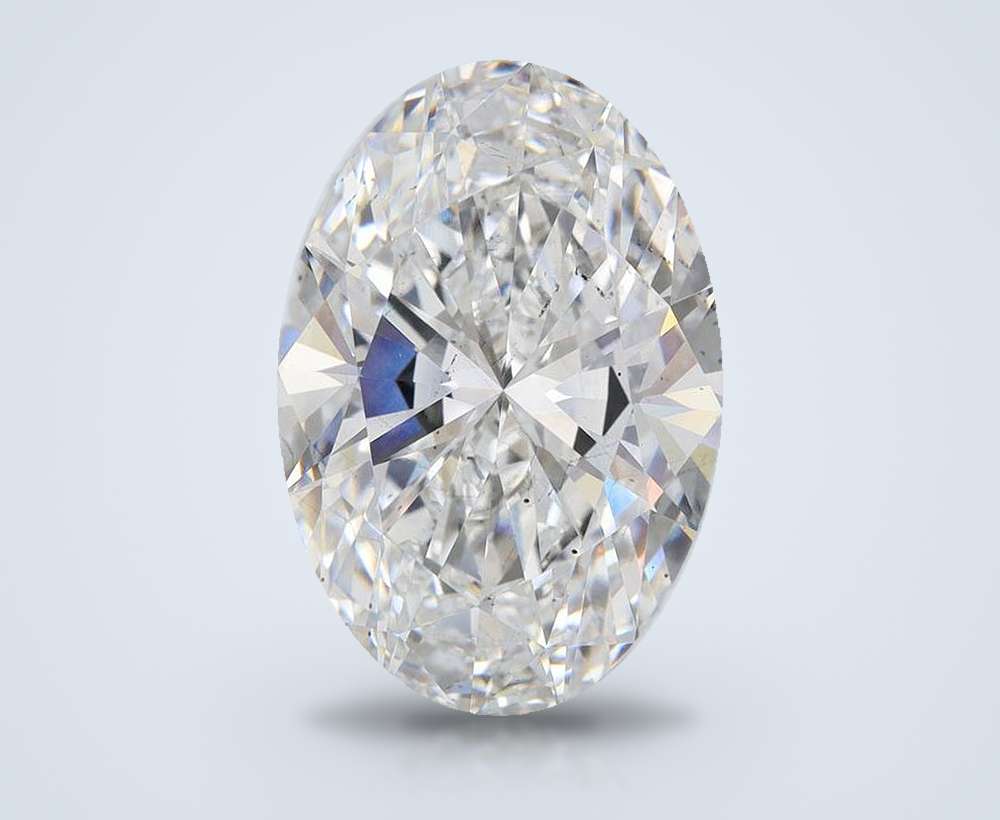 11.17ct F SI1 Rare Carat Ideal Cut Oval Lab Grown Diamond