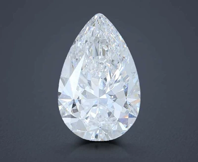 1.54ct D VS2 Rare Carat Ideal Cut Pear Lab Grown Diamond