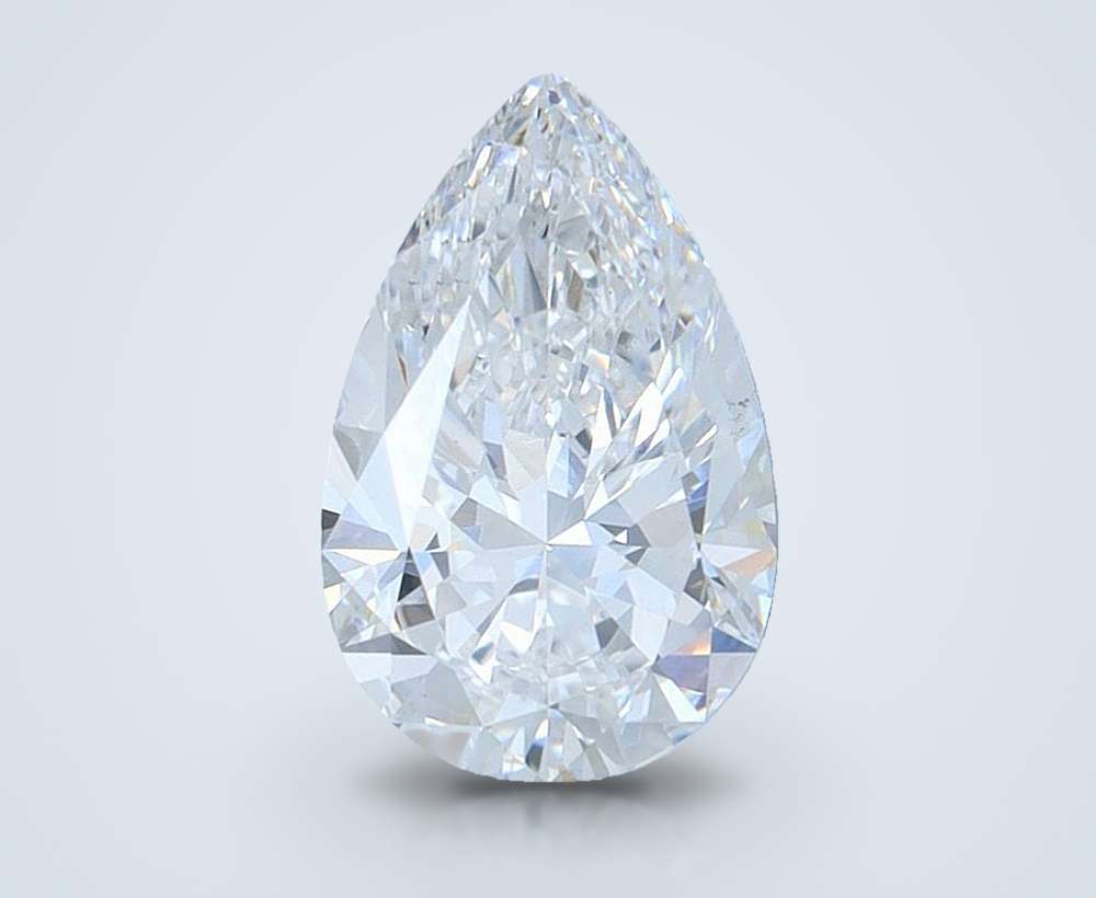 1.54ct D VS2 Rare Carat Ideal Cut Pear Lab Grown Diamond